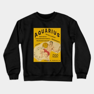 Aquarius positive traits astrological t-shirt Crewneck Sweatshirt